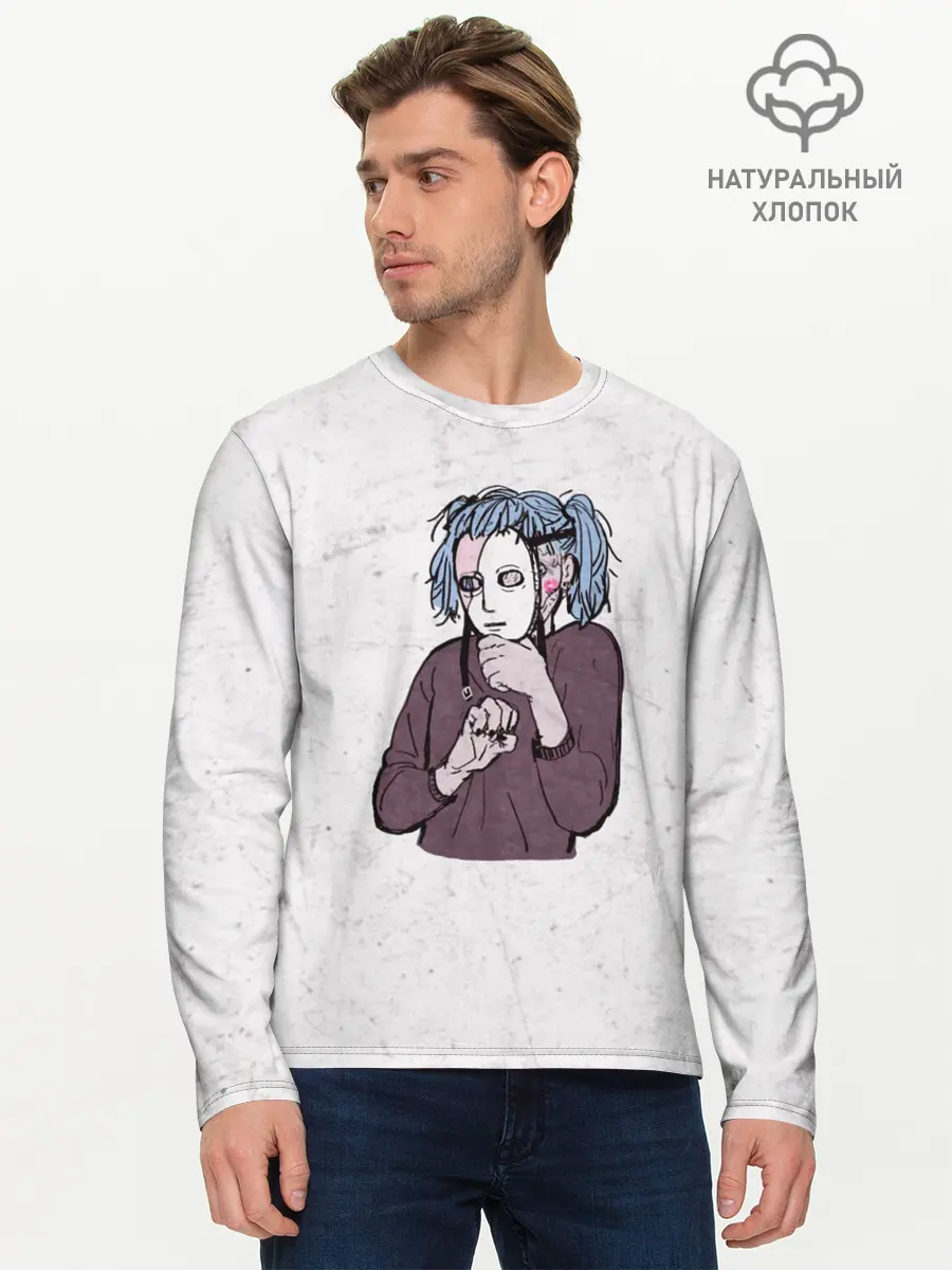 Мужской лонгслив базовый / Sally Face (P007_P004ooo1682221, P004ooo1682221)