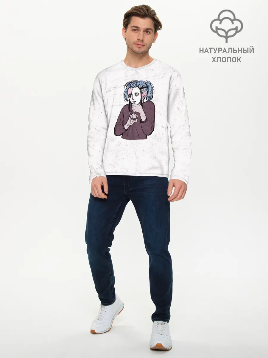 Мужской лонгслив базовый / Sally Face (P007_P004ooo1682221, P004ooo1682221)