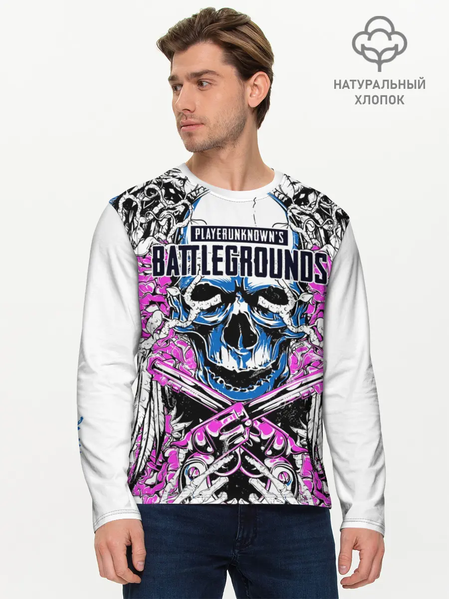 Мужской лонгслив базовый / PUBG (P007_P004ooo1685117, P004ooo1685117)