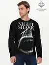 Мужской лонгслив базовый / Night shark (P007_P004ooo1685289, P004ooo1685289)