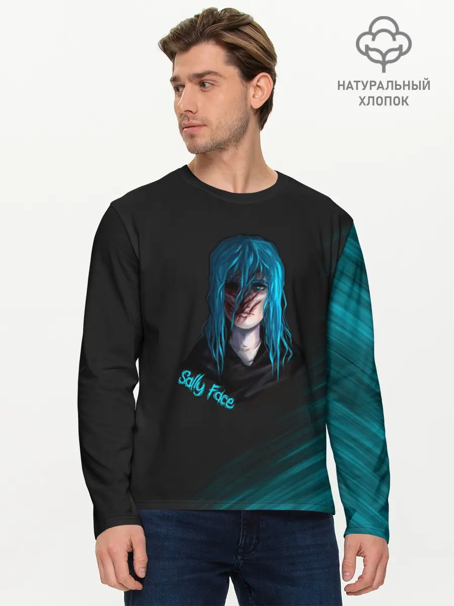 Мужской лонгслив базовый / Sally Face (P007_P004ooo1685309, P004ooo1685309)