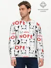 Мужской лонгслив базовый / Grumpy Cat. Nope! (P007_P004ooo1683657, P004ooo1683657)