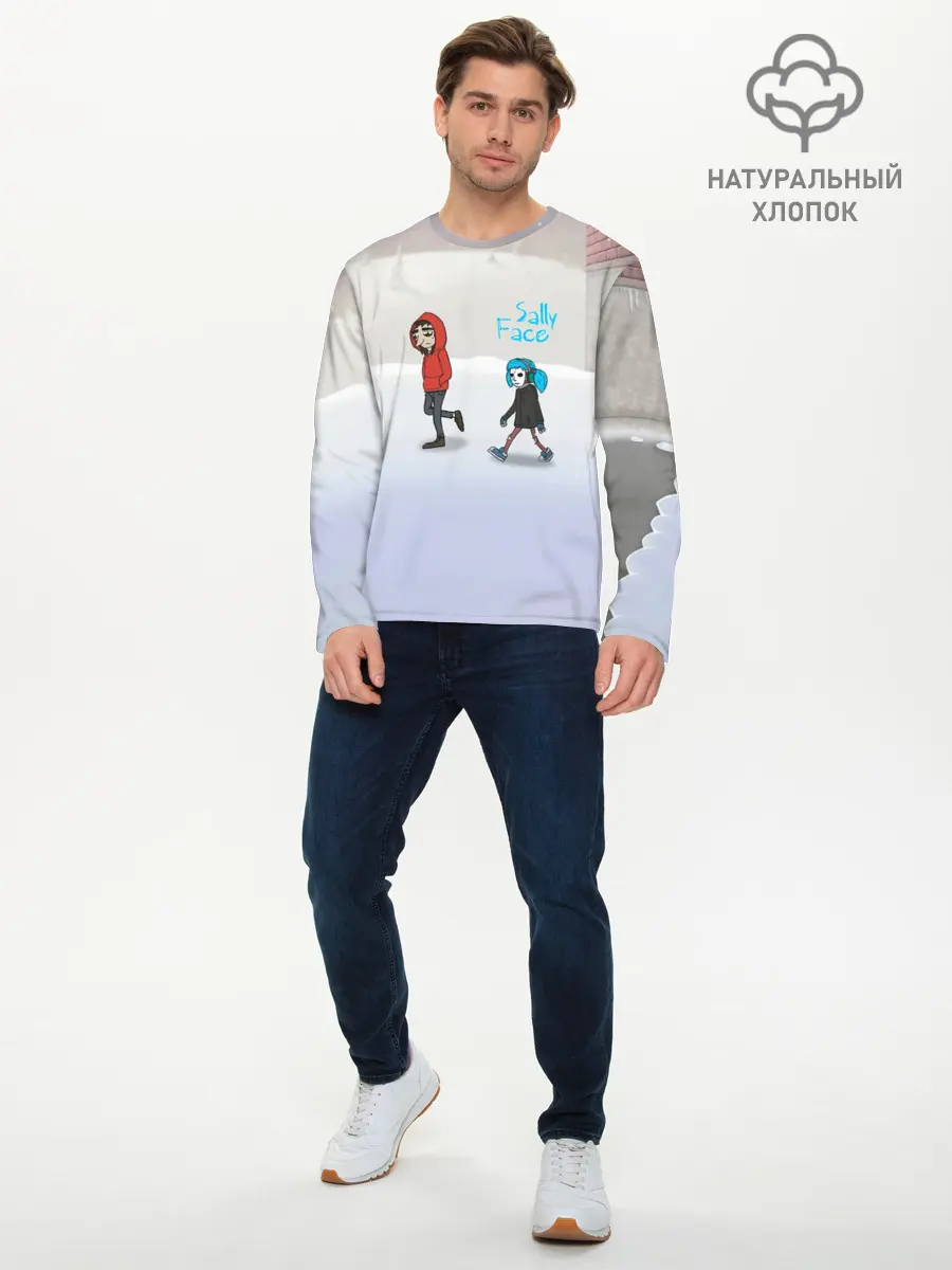 Мужской лонгслив базовый / Sally Face (P007_P004ooo1686627, P004ooo1686627)