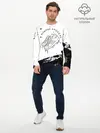 Мужской лонгслив базовый / В Мокрых Кроссах (P007_P004ooo1687205, P004ooo1687205)