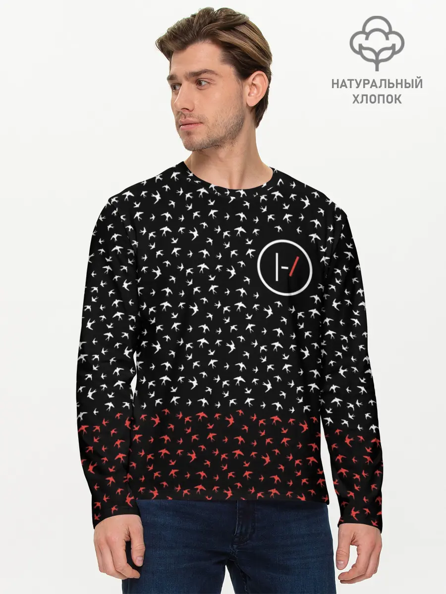 Мужской лонгслив базовый / Twenty One Pilots - Blurryface (P007_P004ooo1687295, P004ooo1687295)