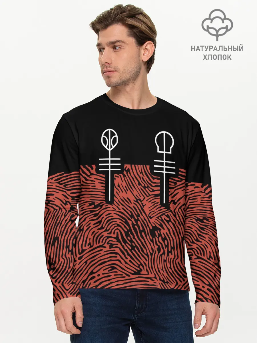Мужской лонгслив базовый / Twenty One Pilots - Blurryface (P007_P004ooo1687325, P004ooo1687325)