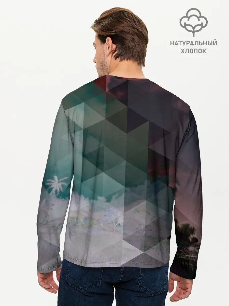 Мужской лонгслив базовый / FarCry polygon (P007_P004ooo1685573, P004ooo1685573)