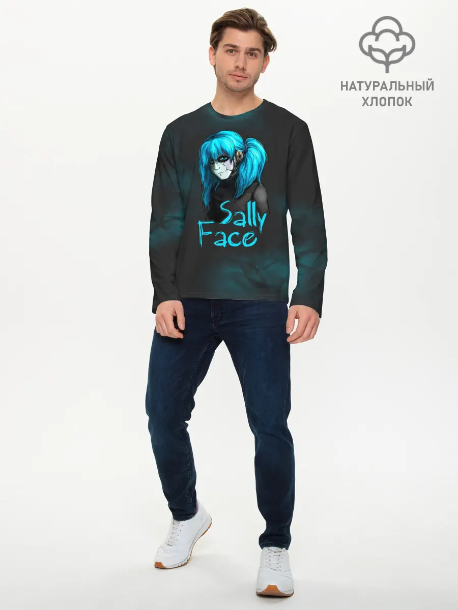 Мужской лонгслив базовый / Sally Face (P007_P004ooo1685715, P004ooo1685715)