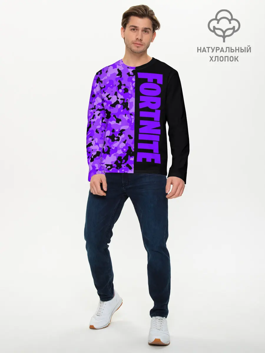 Мужской лонгслив базовый / Fortnite (P007_P004ooo1689499, P004ooo1689499)