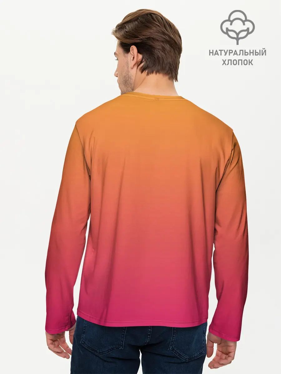 Мужской лонгслив базовый / Девушка - сакура (P007_P004ooo1689835, P004ooo1689835)