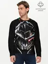 Мужской лонгслив базовый / Маска Убийцы Гоблинов в тени (P007_P004ooo1688403, P004ooo1688403)