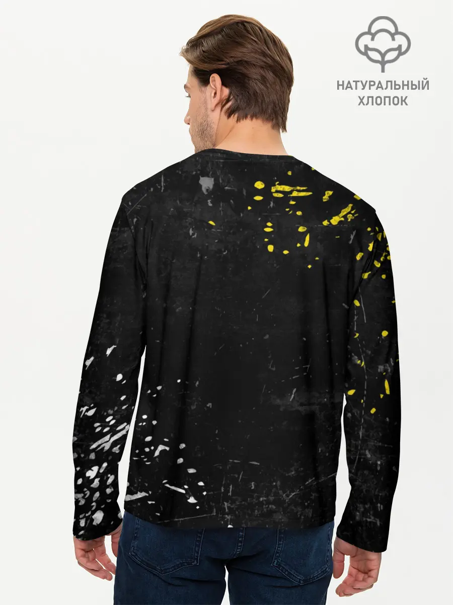 Мужской лонгслив базовый / TOP - Skeleton Clique (P007_P004ooo1688567, P004ooo1688567)