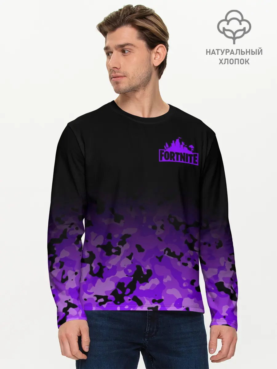 Мужской лонгслив базовый / Fortnite (P007_P004ooo1691345, P004ooo1691345)