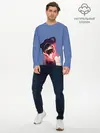 Мужской лонгслив базовый / Аниме девушка в маске с ушками (P007_P004ooo1691357, P004ooo1691357)