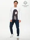 Мужской лонгслив базовый / Красивая аниме девушка (P007_P004ooo1691369, P004ooo1691369)