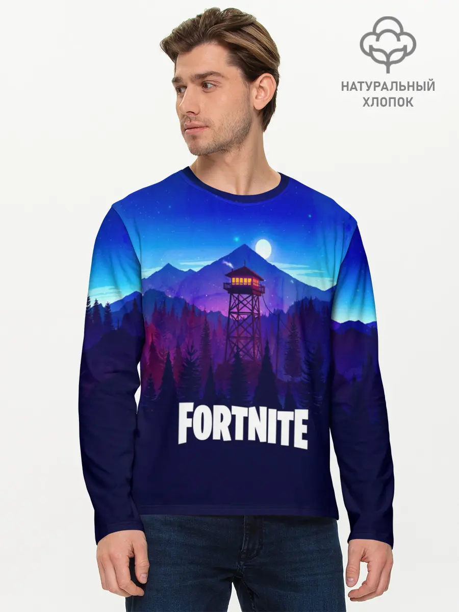 Мужской лонгслив базовый / fortnite (P007_P004ooo1691001, P004ooo1691001)
