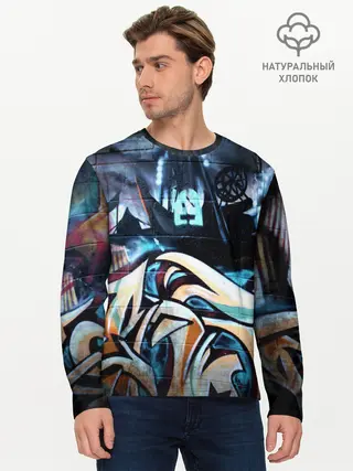 Мужской лонгслив базовый / GRAFFITY (P007_P004ooo1691575, P004ooo1691575)