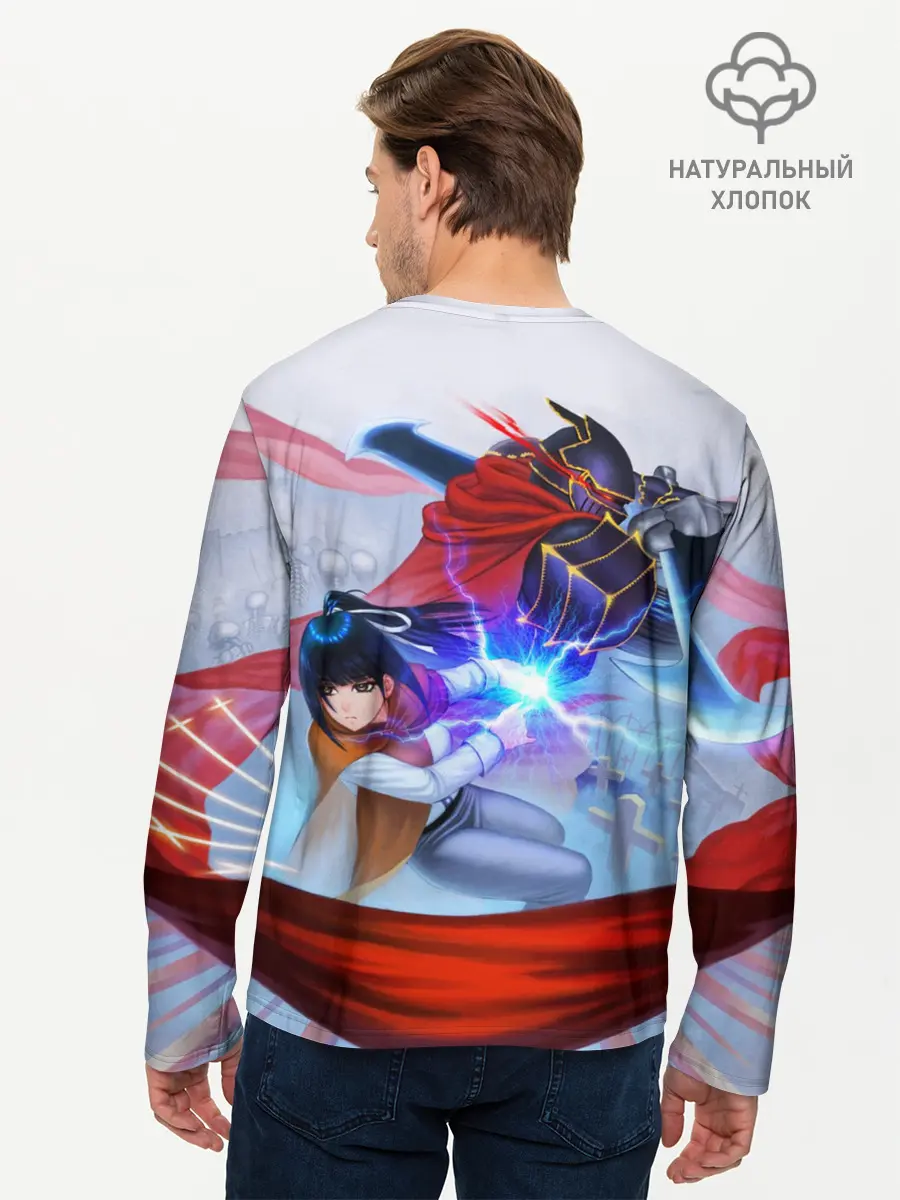 Мужской лонгслив базовый / Narberal и Ainz Ooal Gown (P007_P004ooo1691605, P004ooo1691605)