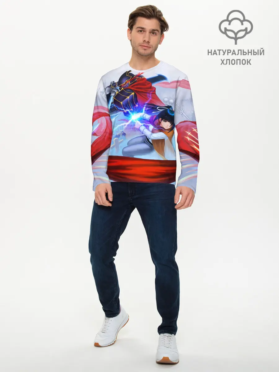 Мужской лонгслив базовый / Narberal и Ainz Ooal Gown (P007_P004ooo1691605, P004ooo1691605)