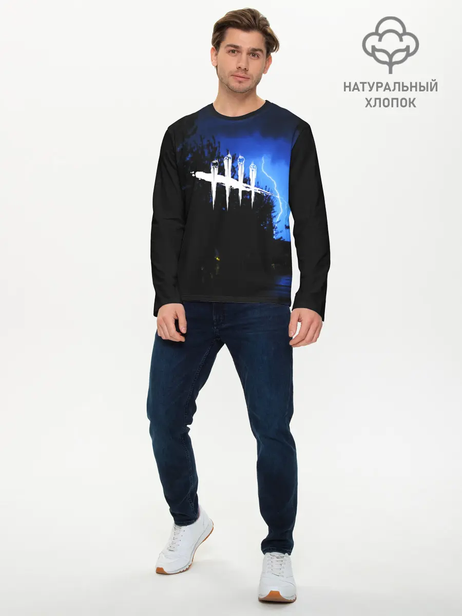 Мужской лонгслив базовый / DEAD BY DAYLIGHT (P007_P004ooo1693329, P004ooo1693329)