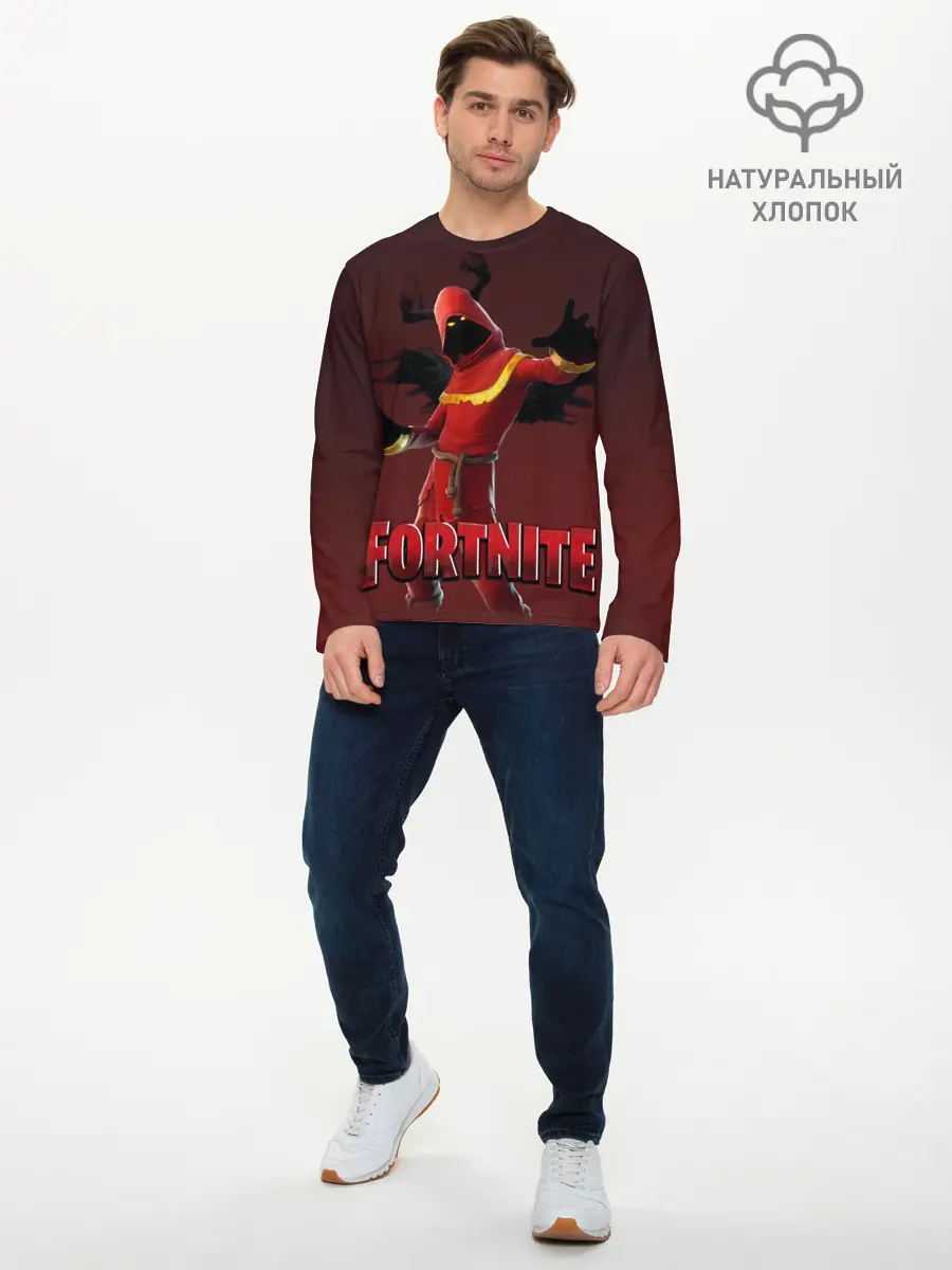 Мужской лонгслив базовый / FORTNITE (P007_P004ooo1693423, P004ooo1693423)