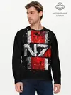 Мужской лонгслив базовый / Mass Effect N7 (P007_P004ooo1693565, P004ooo1693565)