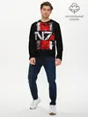 Мужской лонгслив базовый / Mass Effect N7 (P007_P004ooo1693565, P004ooo1693565)