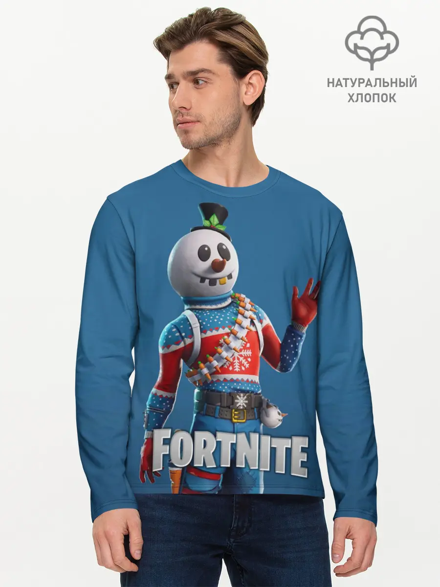 Мужской лонгслив базовый / FORTNITE (P007_P004ooo1693785, P004ooo1693785)