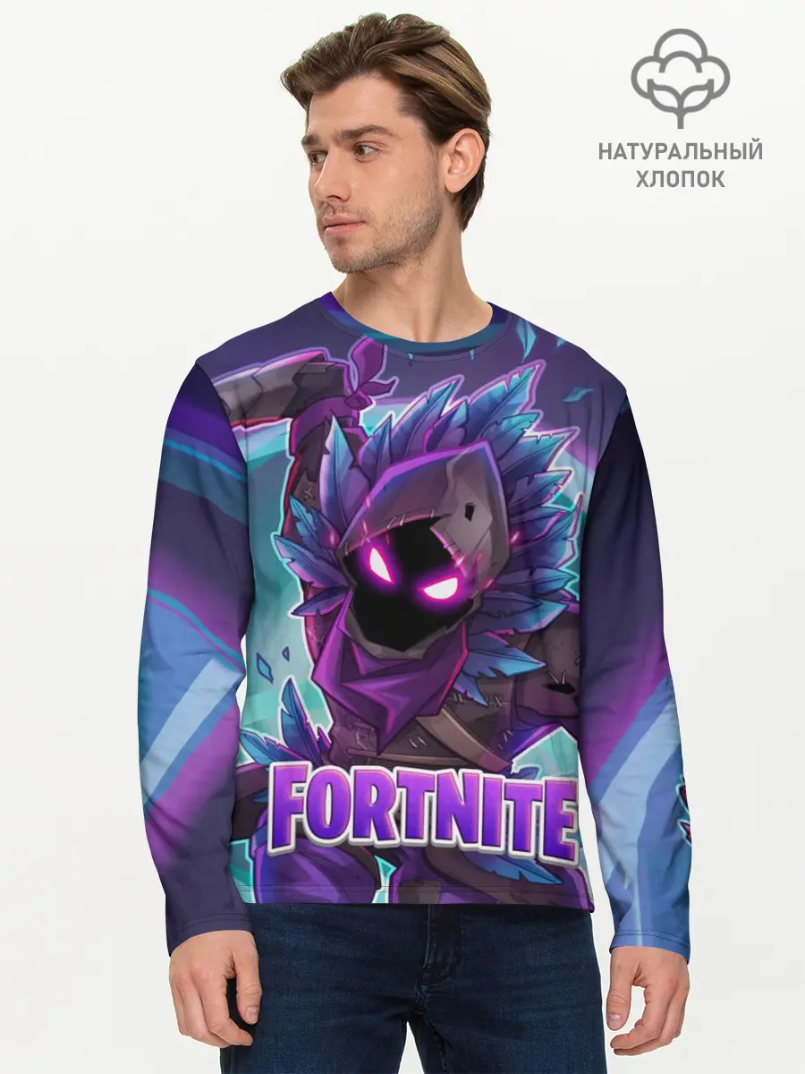 Мужской лонгслив базовый / Fortnite (P007_P004ooo1693165, P004ooo1693165)
