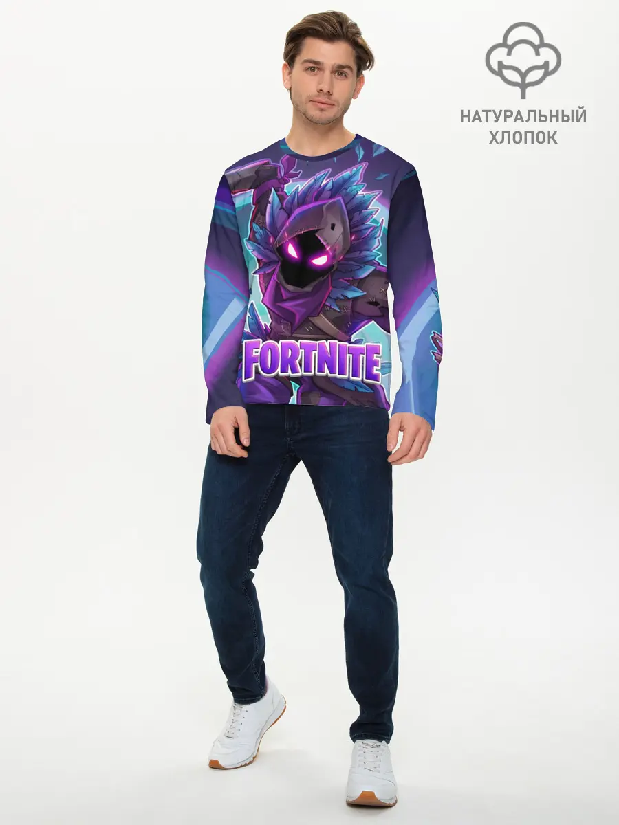 Мужской лонгслив базовый / Fortnite (P007_P004ooo1693165, P004ooo1693165)