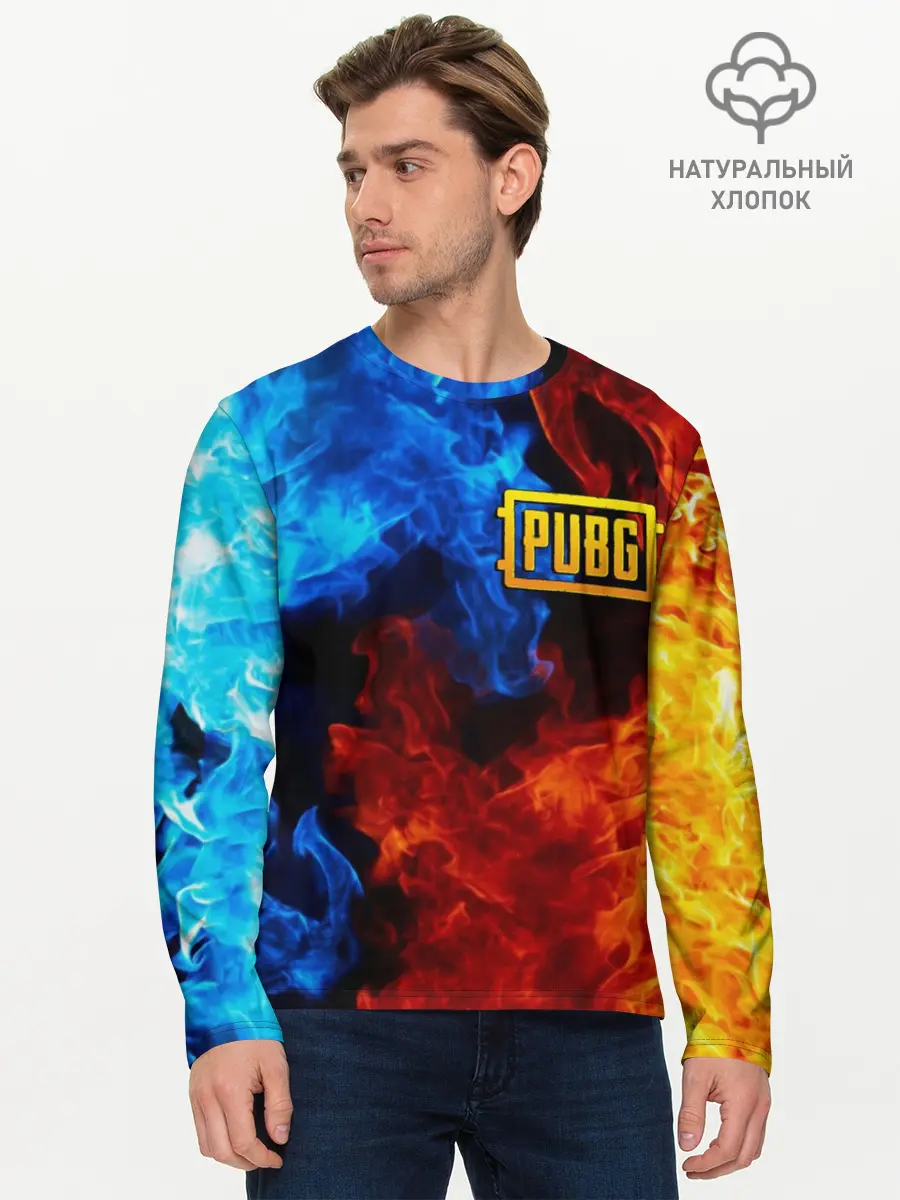 Мужской лонгслив базовый / PUBG (P007_P004ooo1694535, P004ooo1694535)