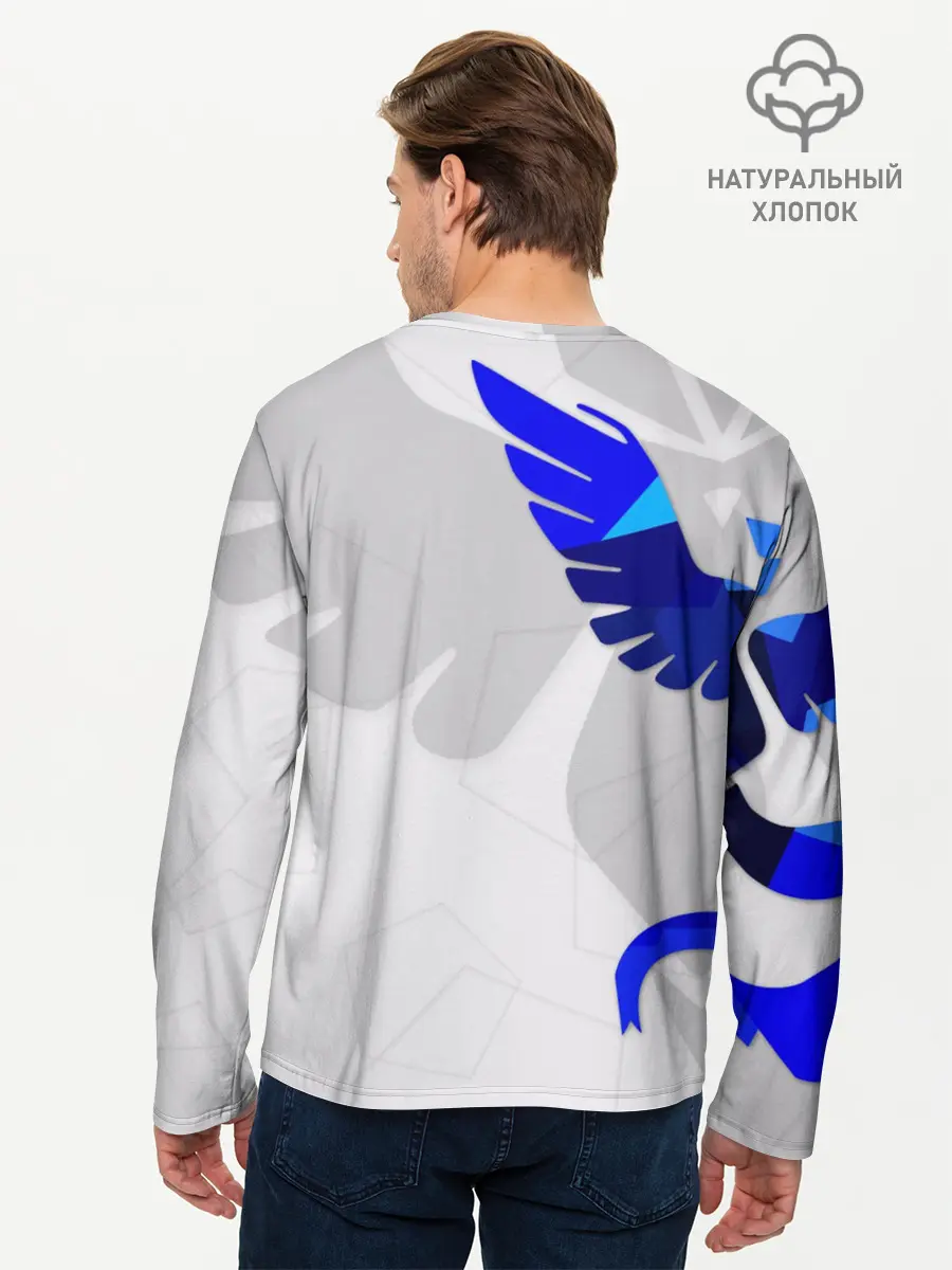 Мужской лонгслив базовый / Pokemon GO (P007_P004ooo1694261, P004ooo1694261)