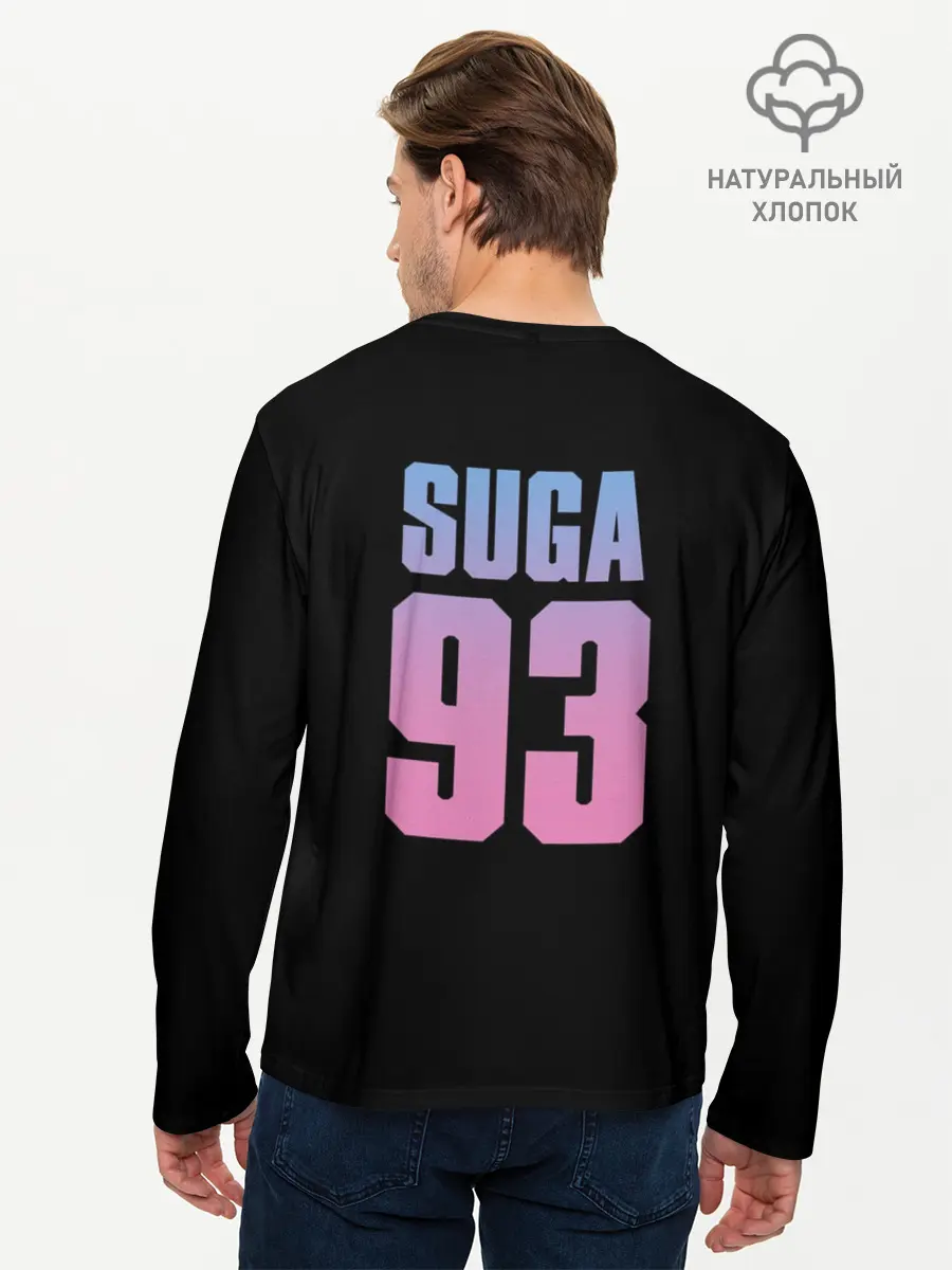 Мужской лонгслив базовый / BTS Suga (P007_P004ooo1694303, P004ooo1694303)