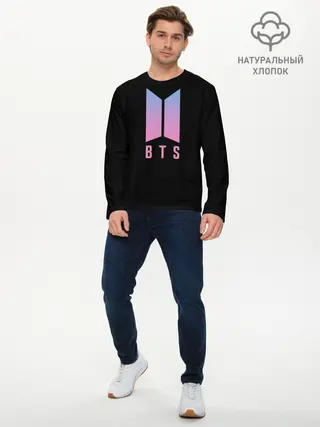 Мужской лонгслив базовый / BTS Suga