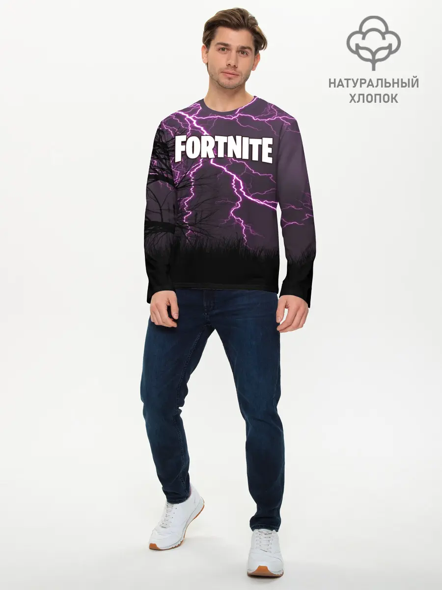 Мужской лонгслив базовый / FORTNITE (P007_P004ooo1695023, P004ooo1695023)