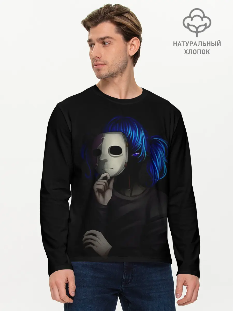 Мужской лонгслив базовый / Sally Face (P007_P004ooo1695395, P004ooo1695395)