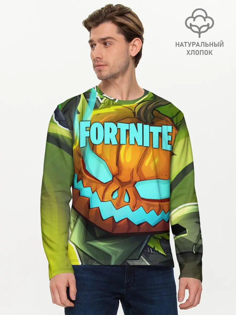 Мужской лонгслив базовый / Fortnite Save the World (P007_P004ooo1695547, P004ooo1695547)