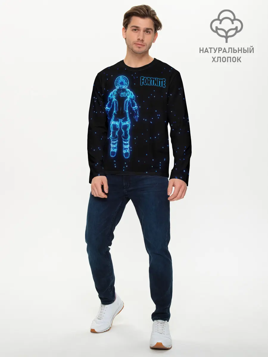 Мужской лонгслив базовый / Fortnite (P007_P004ooo1695563, P004ooo1695563)
