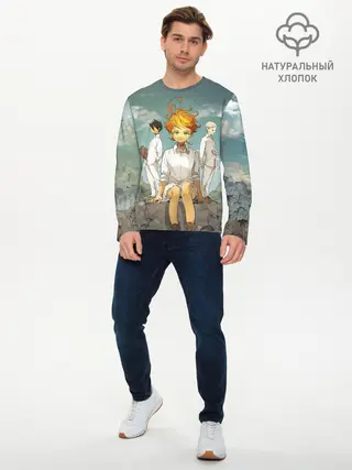 Мужской лонгслив базовый / The Promised Neverland (P007_P004ooo1699073, P004ooo1699073)