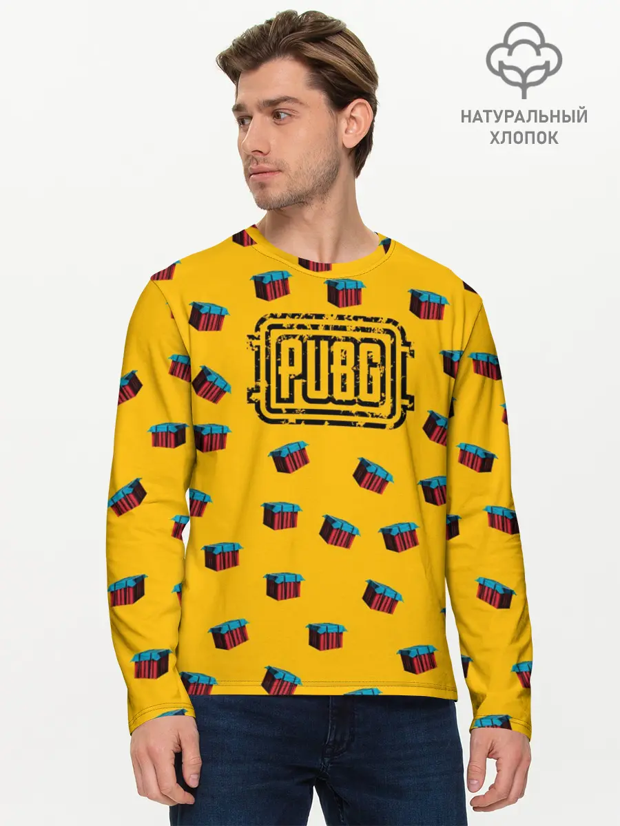 Мужской лонгслив базовый / PUBG (P007_P004ooo1699397, P004ooo1699397)