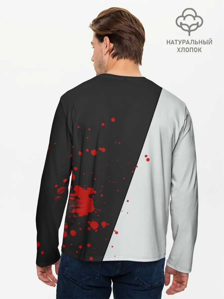 Мужской лонгслив базовый / Токийский гуль - Характер (P007_P004ooo1699543, P004ooo1699543)