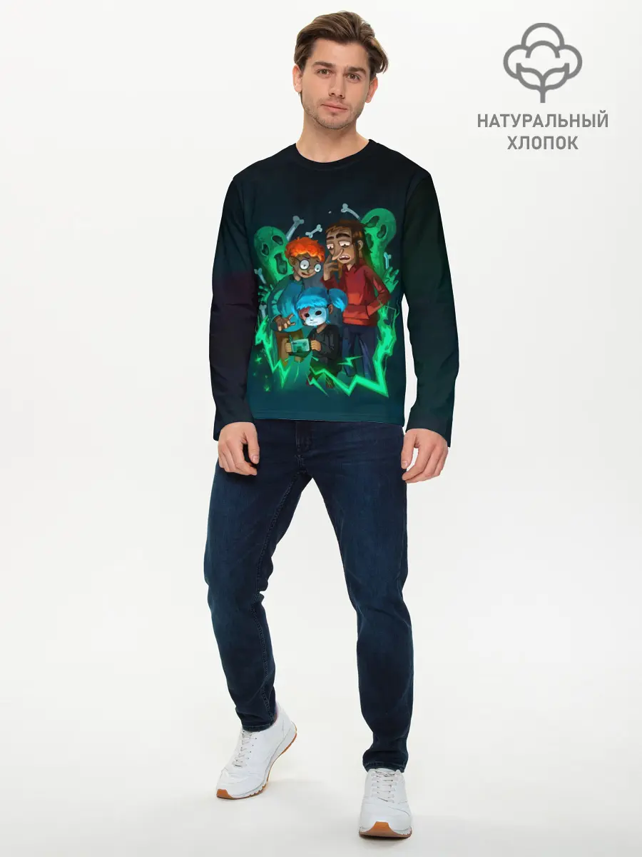 Мужской лонгслив базовый / Sally Face (P007_P004ooo1697283, P004ooo1697283)