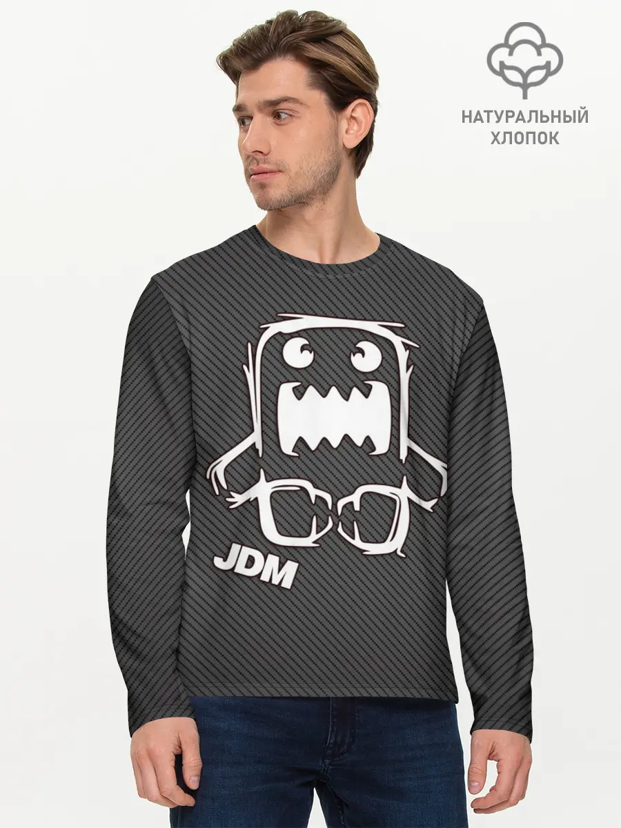 Мужской лонгслив базовый / JDM (P007_P004ooo1698057, P004ooo1698057)