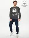 Мужской лонгслив базовый / JDM (P007_P004ooo1698057, P004ooo1698057)
