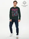 Мужской лонгслив базовый / Граффити (P007_P004ooo1700863, P004ooo1700863)