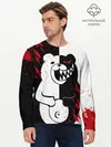 Мужской лонгслив базовый / Monokuma вторая сущность (P007_P004ooo1701087, P004ooo1701087)