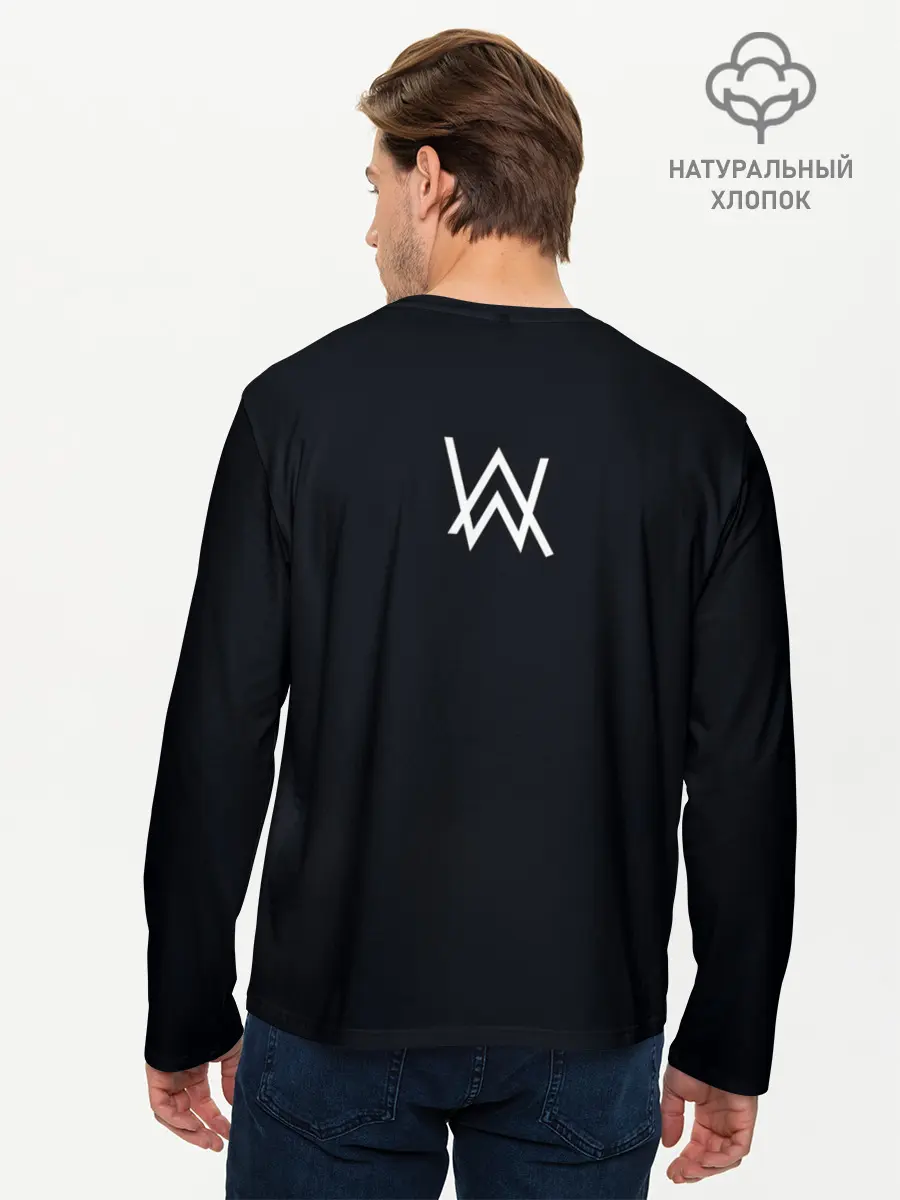 Мужской лонгслив базовый / Alan Walker (P007_P004ooo1701283, P004ooo1701283)