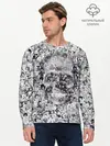 Мужской лонгслив базовый / Череп из ахегао (P007_P004ooo1700295, P004ooo1700295)