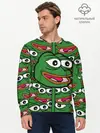 Мужской лонгслив базовый / Good / Sad frog (P007_P004ooo1701485, P004ooo1701485)