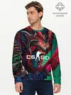 Мужской лонгслив базовый / CS GO hyper beast skin (P007_P004ooo1701323, P004ooo1701323)